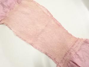 正絹　絞り　帯揚げ